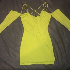 Neon Green Dress